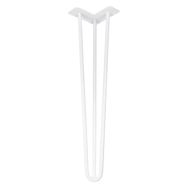 Ножка мебельная HAIRPIN Leg 3ROD Big h55см, белая Ножка мебельная HAIRPIN Leg 3ROD Big h55см, белая