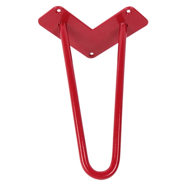 Ножка мебельная HAIRPIN Leg 2ROD Small h15см, красная Ножка мебельная HAIRPIN Leg 2ROD Small h15см, красная