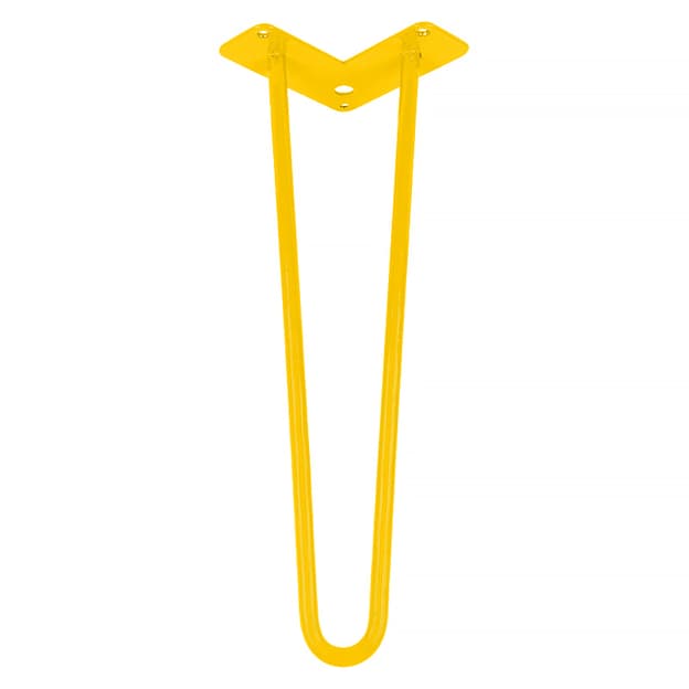 Ножка мебельная HAIRPIN Leg 2ROD Small h41см желтая