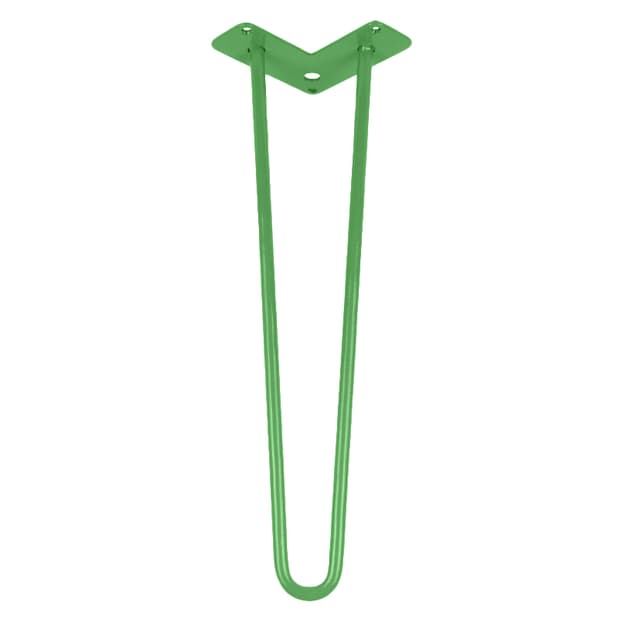 Ножка мебельная HAIRPIN Leg 2ROD Small h46см зеленая
