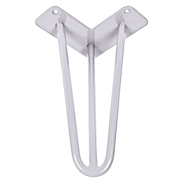 Ножка мебельная HAIRPIN Leg 3ROD Small h15см серебряная