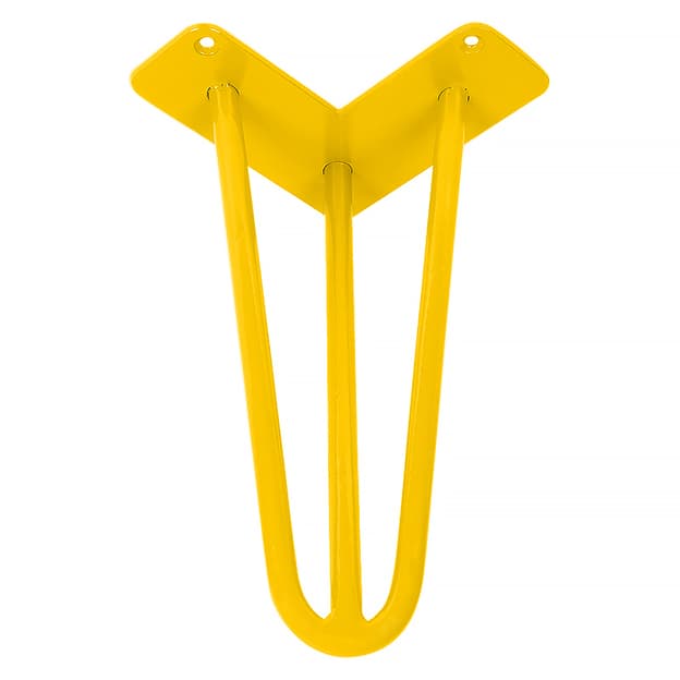 Ножка мебельная HAIRPIN Leg 3ROD Small h15см желтая