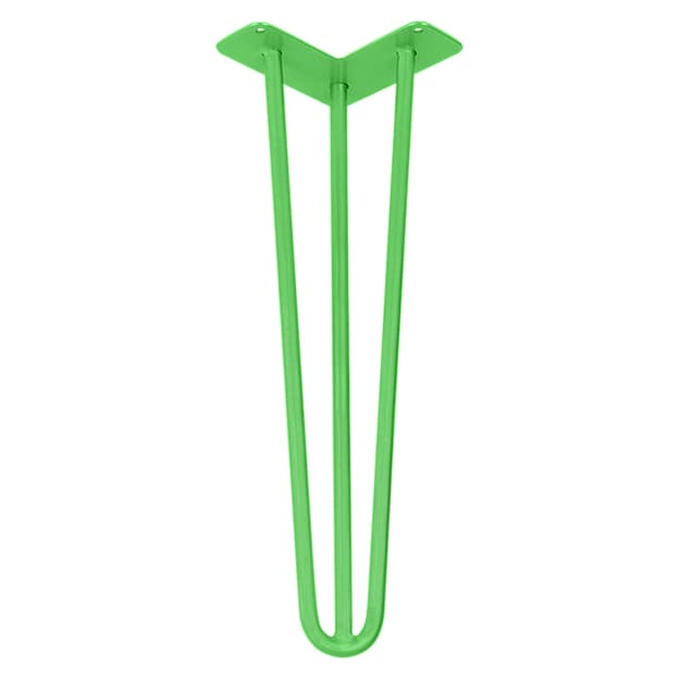 Ножка мебельная HAIRPIN Leg 3ROD Small h41см зеленая
