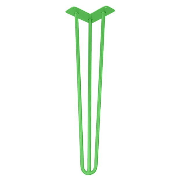 Ножка мебельная HAIRPIN Leg 3ROD Big h55см зеленая Ножка мебельная HAIRPIN Leg 3ROD Big h55см зеленая