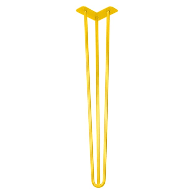 Ніжка меблева HAIRPIN Leg 3ROD Big h71см жовта Ніжка меблева HAIRPIN Leg 3ROD Big h71см жовта