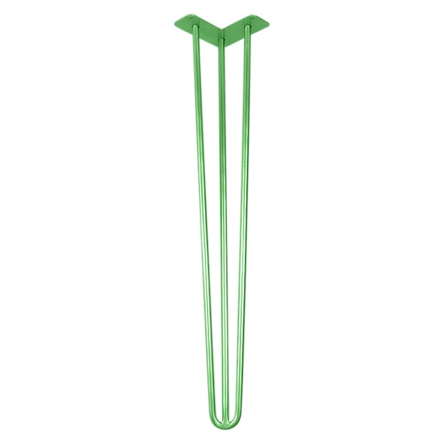 Ножка мебельная HAIRPIN Leg 3ROD Big h71см зеленая