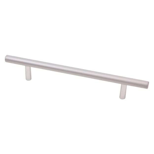 Ручка релинговая RE 1006/128 (DR 10/128 G5) монолит Ø 10 никель Ручка релинговая RE 1006/128 (DR 10/128 G5) монолит Ø 10 никель