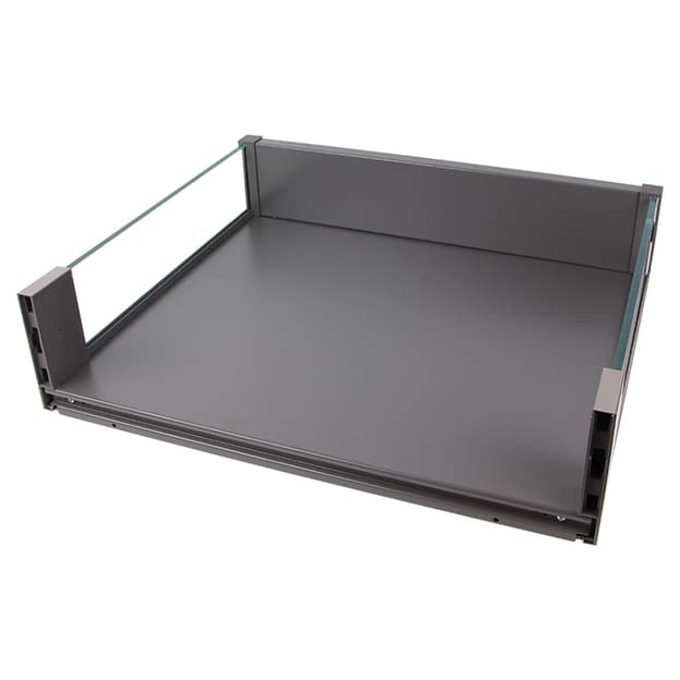 Кошик 400мм графіт/скло (кріпл. до фас.), Essence VIBO (CCTGM40FEVGFO) Кошик 400мм графіт/скло (кріпл. до фас.), Essence VIBO (CCTGM40FEVGFO)
