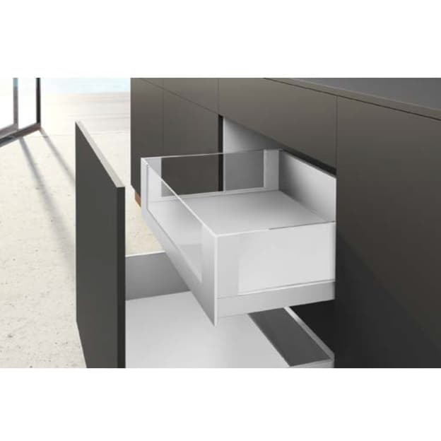 Комплект внутреннего ящика AvanTech YOU Q L=550H=187 Inlay (скло 130мм) белый корпус 600мм
