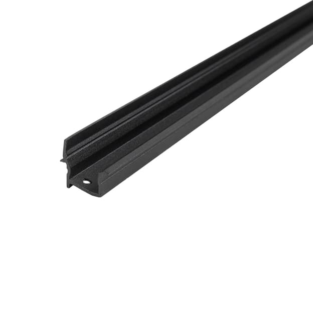Профиль для LED-ленты, ВРЕЗНОЙ СО ШТОРКОЙ, L = 3м, алюминий, черный мат Профиль для LED-ленты, ВРЕЗНОЙ СО ШТОРКОЙ, L = 3м, алюминий, черный мат