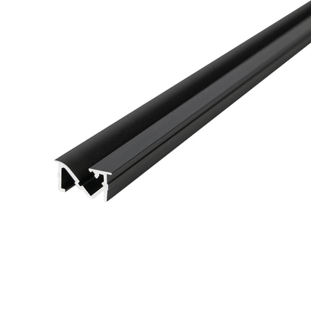 Профиль для LED-ленты, СКРЫТЫЙ, L = 3м, алюминий, черный Профиль для LED-ленты, СКРЫТЫЙ, L = 3м, алюминий, черный