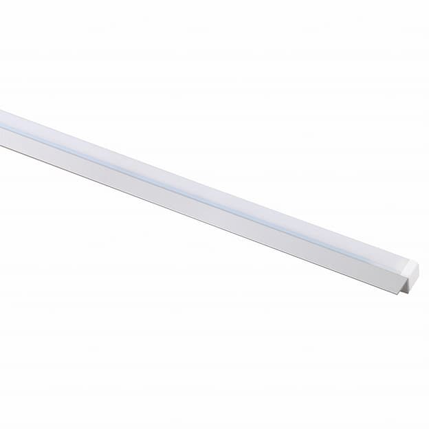 LED-cветильник для подсветки полок Prismatic PС 15х30, L=764мм, алюм. уголок, молочный, дн