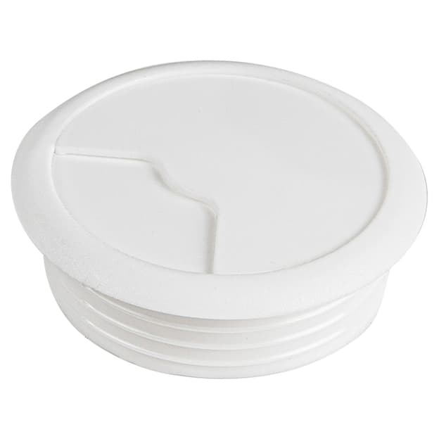 Заглушка для дротiв Ø 60 mm, пластик, біла Заглушка для дротiв Ø 60 mm, пластик, біла