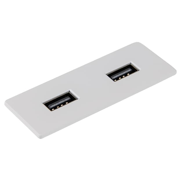 VersaPICK USB-розетка прямоугольная, 2USB порта(5В/9В, 3А/2A), 110-220В,IP20,ZAMAK,белый м VersaPICK USB-розетка прямоугольная, 2USB порта(5В/9В, 3А/2A), 110-220В,IP20,ZAMAK,белый м