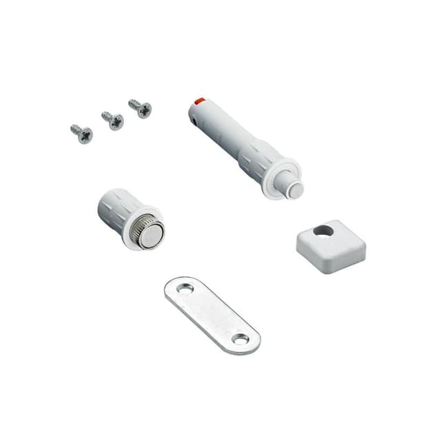 Магнитный фиксатор дизайнерский белый для Push to move, Wing Line L (9266242) Hettich