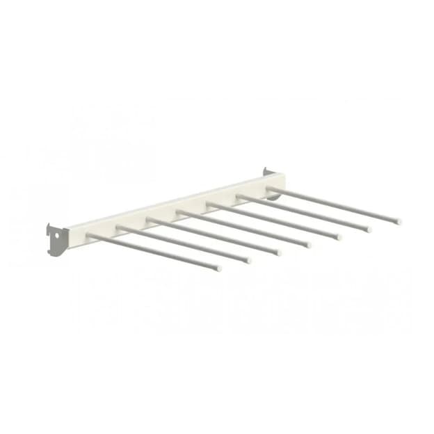 Універсальна полиця з гачками 606×406 mm white (7 hooks) Універсальна полиця з гачками 606×406 mm white (7 hooks)