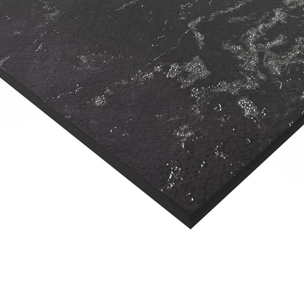 Компакт-плита FUNDERMAX HPL (Apex Saxum) Y102 AS Black  Travertine / чорне ядро 4100х640х12 мм