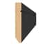 Плинтус MDF AGT SPR-7029 723 Черный шелк Soft Touch 2800х100х16мм