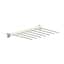 Универсальная полка с крючками 606×406 mm white (7 hooks) Универсальная полка с крючками 606×406 mm white (7 hooks)