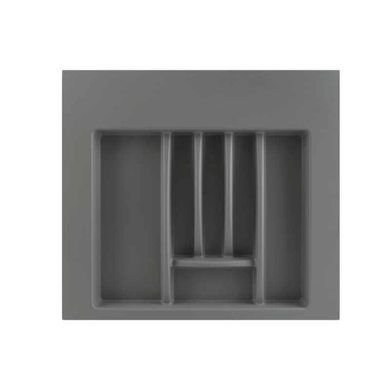 Организация для столовых приборов W=600 L=500 (W=max550/min450)(L=max495/min386), серый матовый