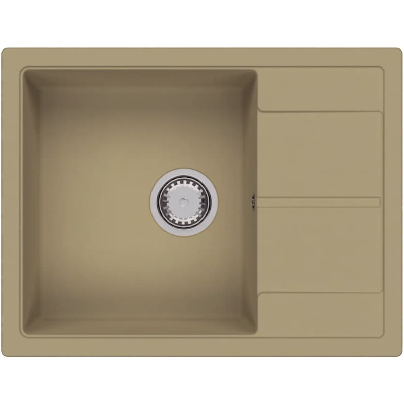 Мийка граніт Cubix 65x50 бежевий Fabiano