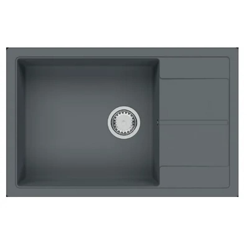 Мийка граніт Cubix 78x50 XL титаніум Fabiano