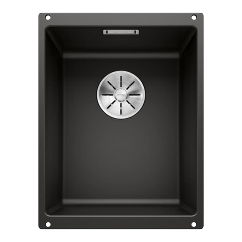 Мойка SUBLINE 320-U SILGRANIT (мпс.) черный BLANCO (525983)