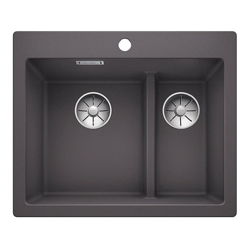 Мойка PLEON 6 Split SILGRANIT (мпс./врезная) темная скала BLANCO (521690)