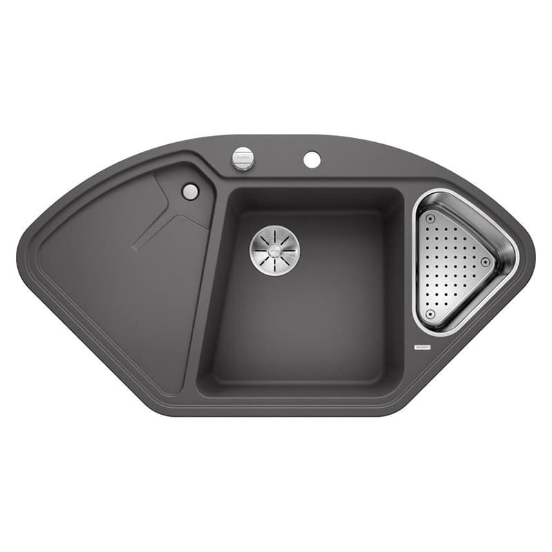 Мойка DELTA II SILGRANIT (мпс./врезная) темная скала BLANCO (523657)