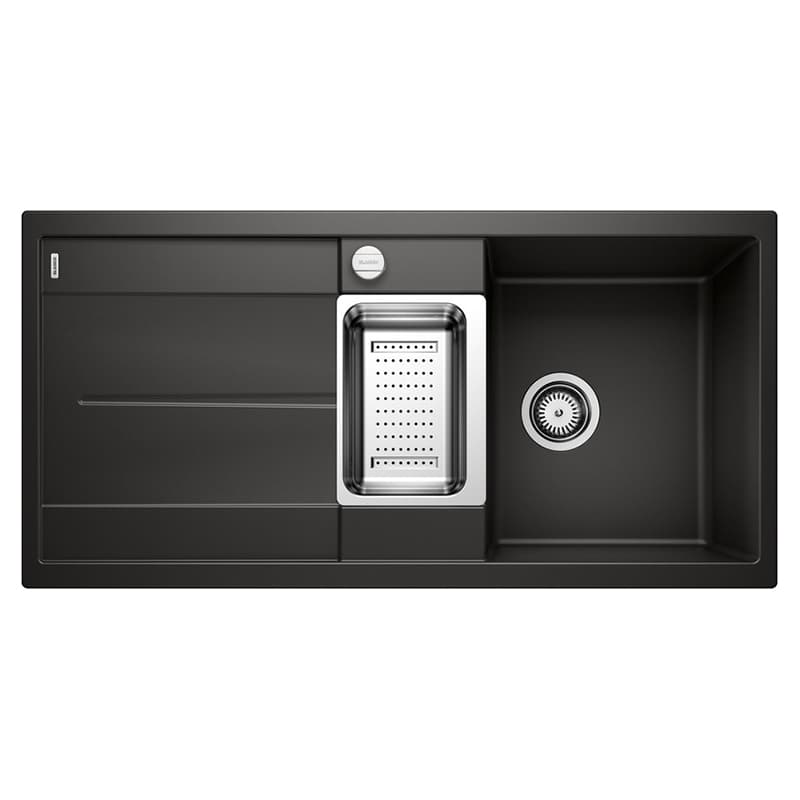 Мойка METRA 6 S SILGRANIT (мпс./врезная) черный BLANCO (525926)
