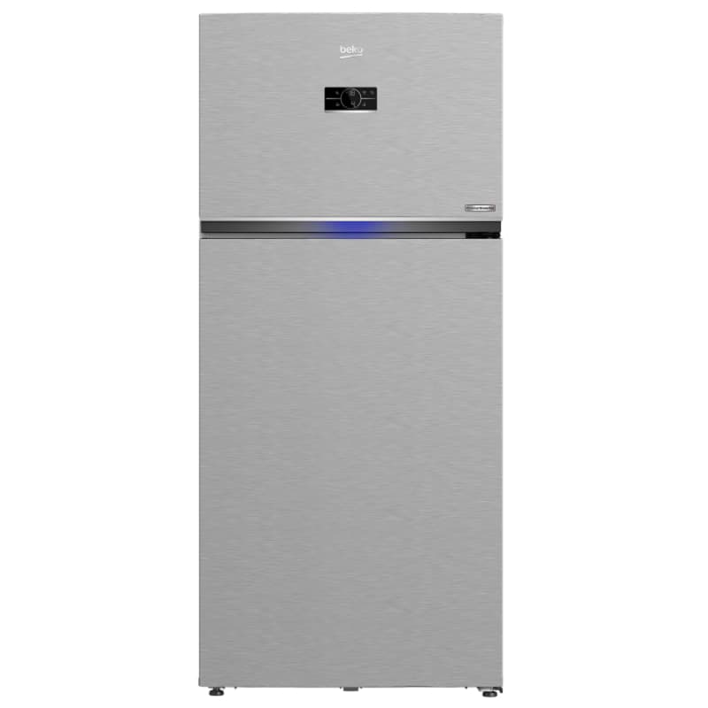 Холодильник с верхней морозильной камерой 84см нерж. сталь RDNE700E40XP Beko