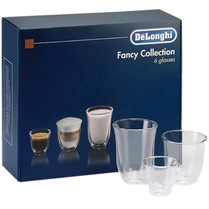 Набір склянок DLSC302 MIX (90/270/330) (6 шт) DeLonghi