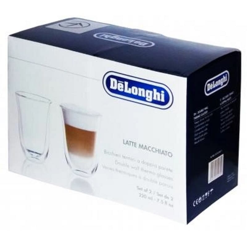 Набір склянок LATTE MACCHIATO (2 шт) 220 ML DeLonghi