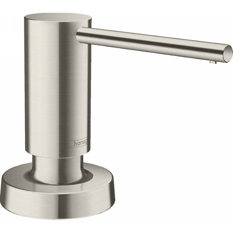 Дозатор для моющих средств A51 500мл стальной Hansgrohe (40448800)