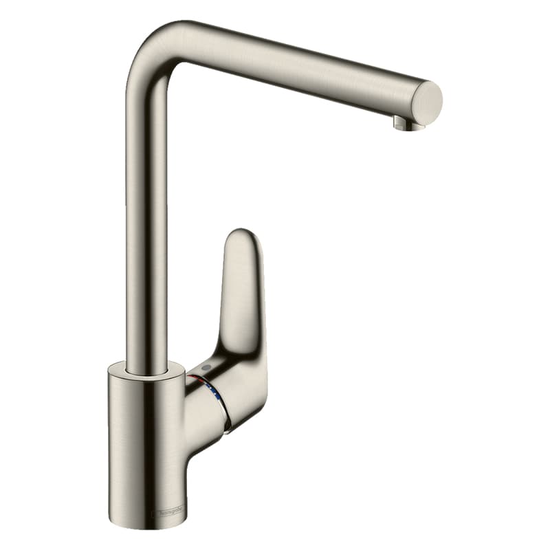 Смеситель для кухни Focus KM280 сталь Hansgrohe (31817800)