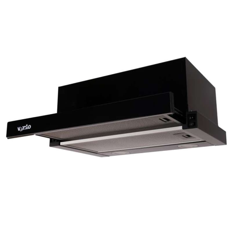 Телескопическая вытяжка GARDA 50 BK (700) LED VENTOLUX