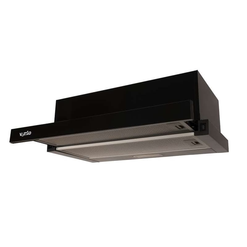 Телескопическая вытяжка GARDA 60 BK (700) LED 2S VENTOLUX