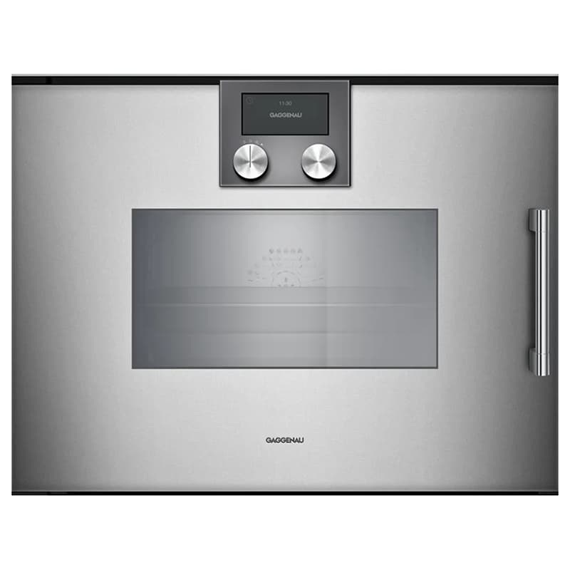 Компактный духовой шкаф-пароварка BSP271111 левая нержавеющая сталь GAGGENAU