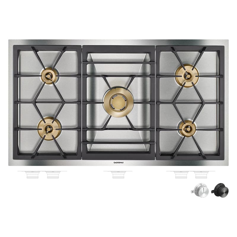 Газовая варочная поверхность VG491115F нержавеющая сталь GAGGENAU