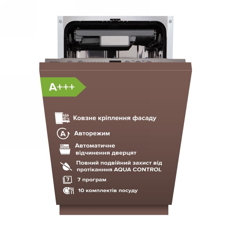 Встраиваемая посудомоечная машина 45см DWI 945 DSO WA Sliding Door INTERLINE