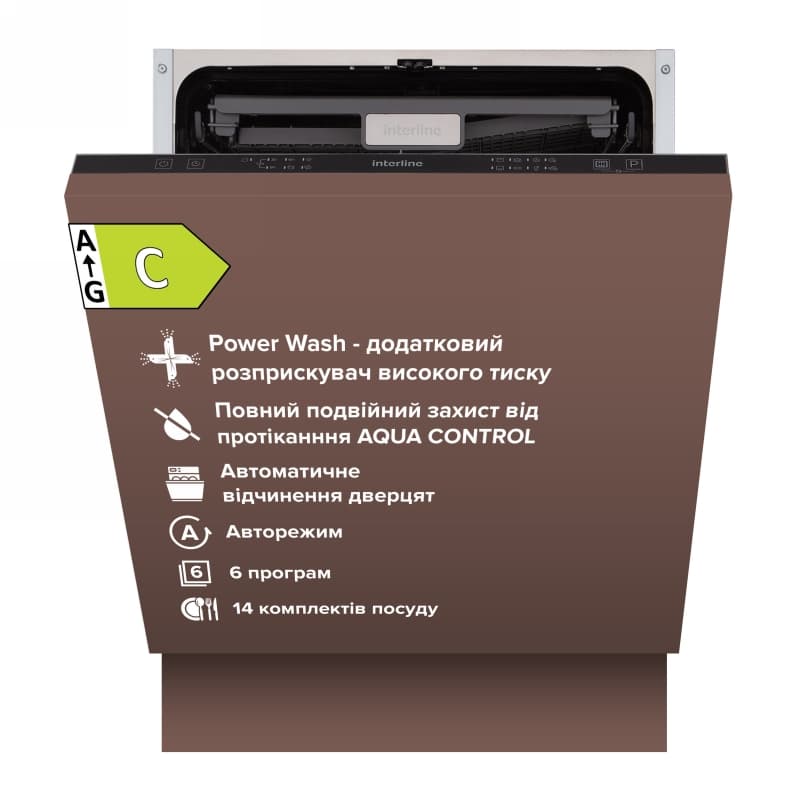 Встраиваемая посудомоечная машина 60см DWI 760 DSV WA INTERLINE