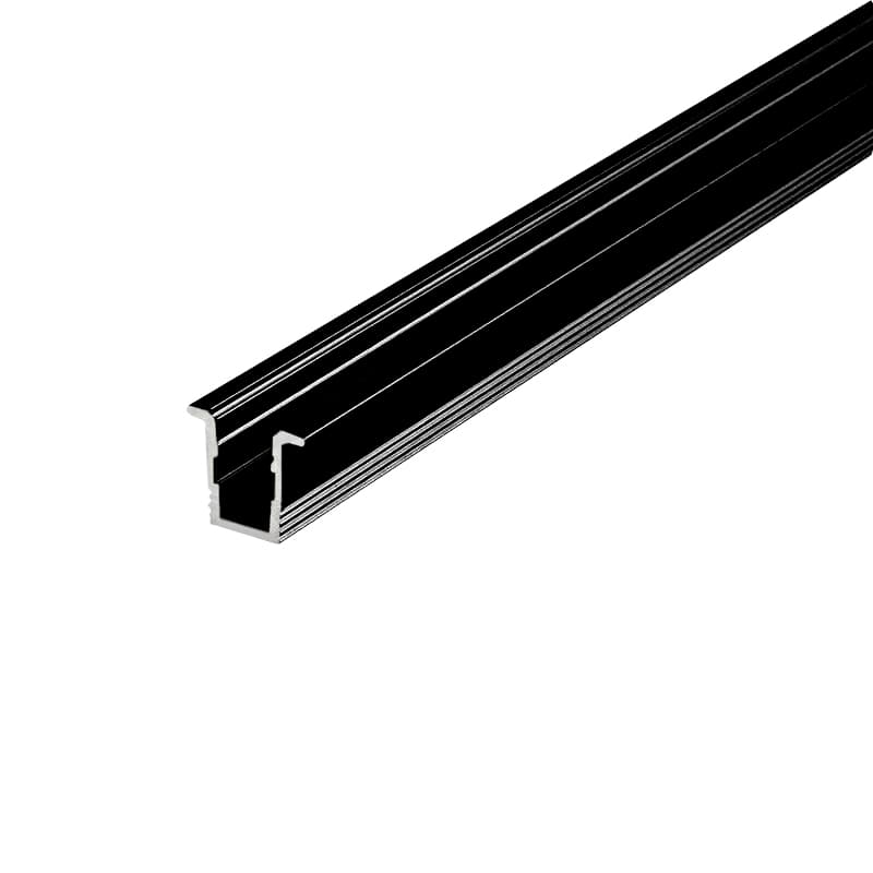 Профиль для LED-ленты, SLIM, L = 3м, алюминий, чорный