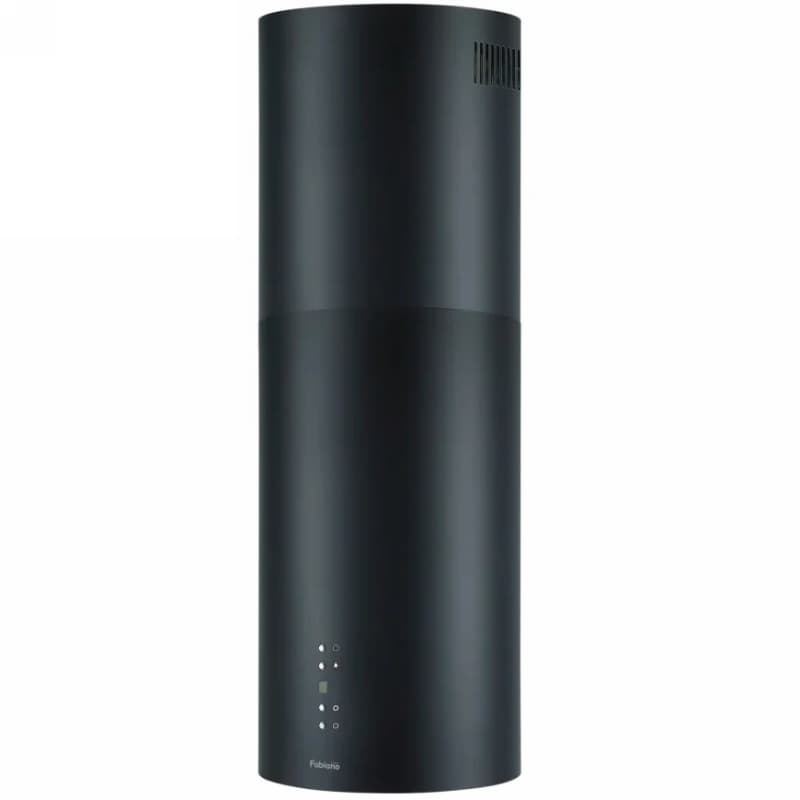 Вытяжка цилиндрическая островная Cylindra Isola 35 Silent Black Fabiano
