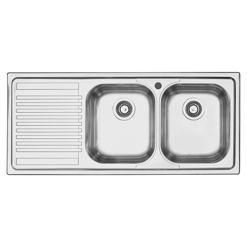 Мойка нерж. сталь B_FAST с двумя чашами 116x50см 1LFS12S Barazza