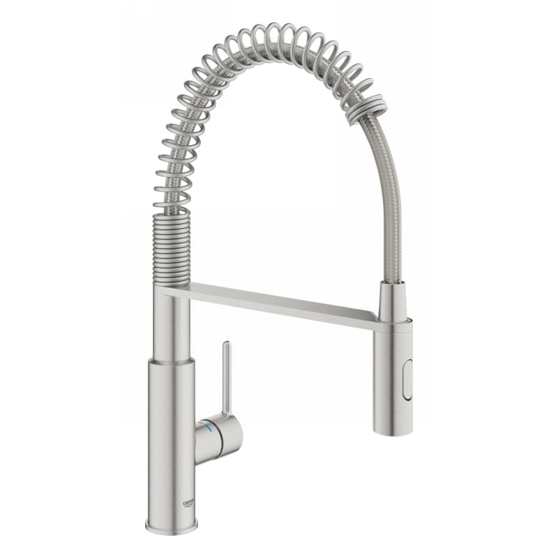 Смеситель Via Cosmo, супер сталь Grohe (30614DC0)