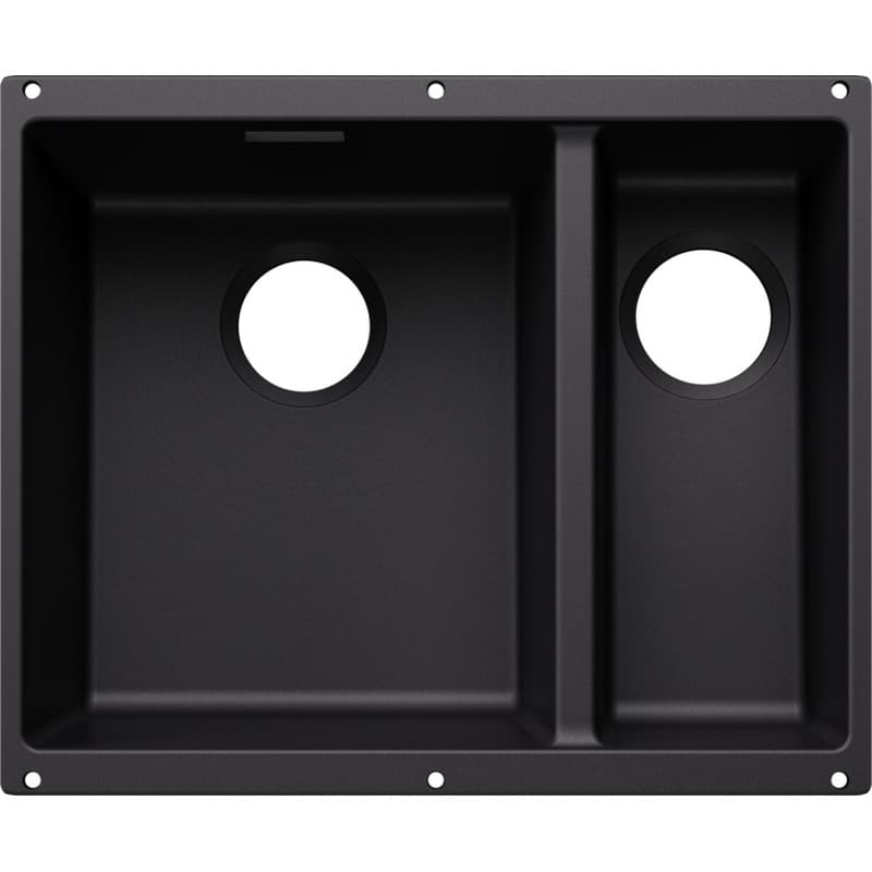 Мийка SUBLINE 340/160-U SILGRANIT (мпс) чорний BLANCO (527818)