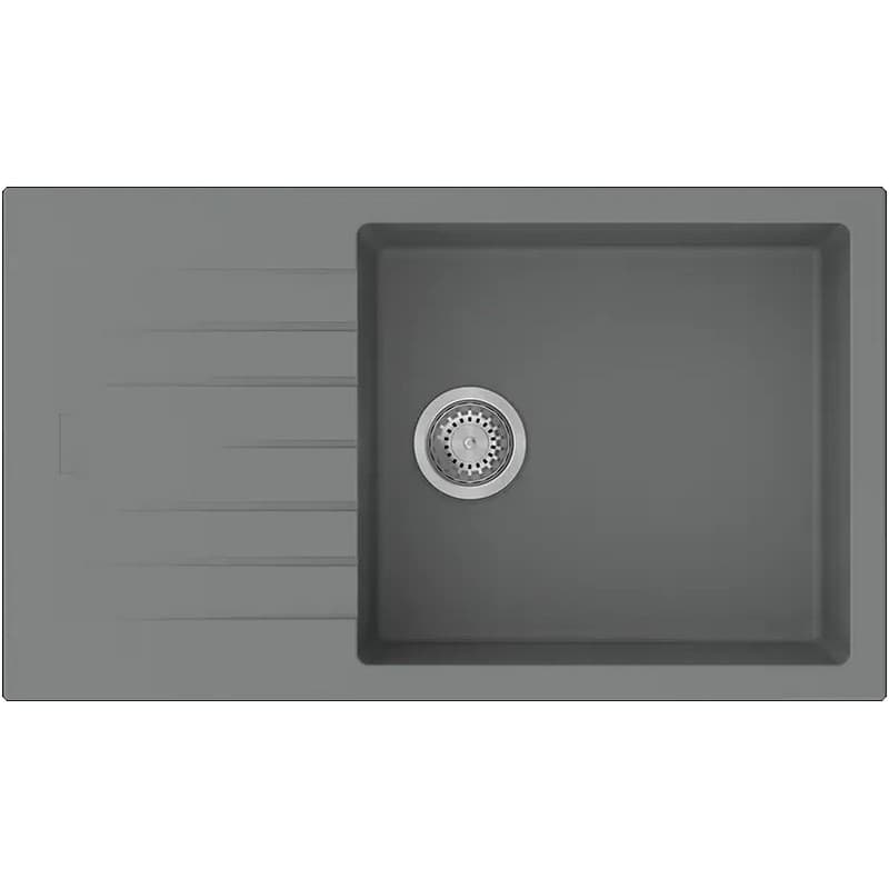 Мийка граніт Classic 86x50 XL Grey Metallic (New) Fabiano