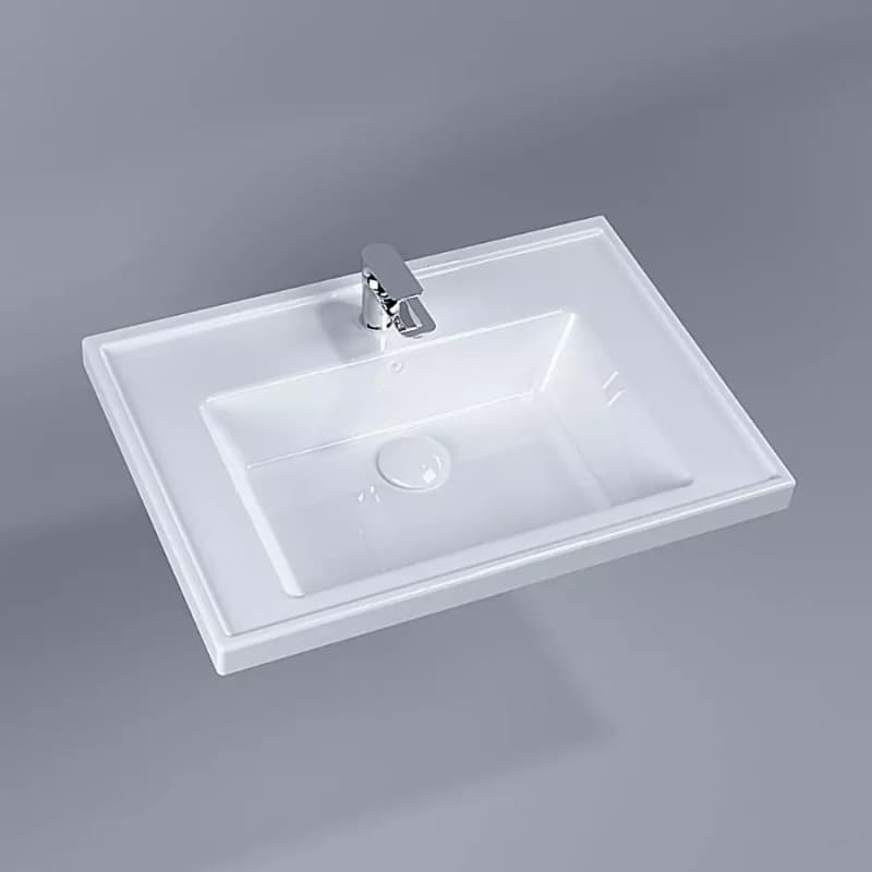 Умывальник накладной New Line 65х45 см, белый Quarter Bath (70LN21065)