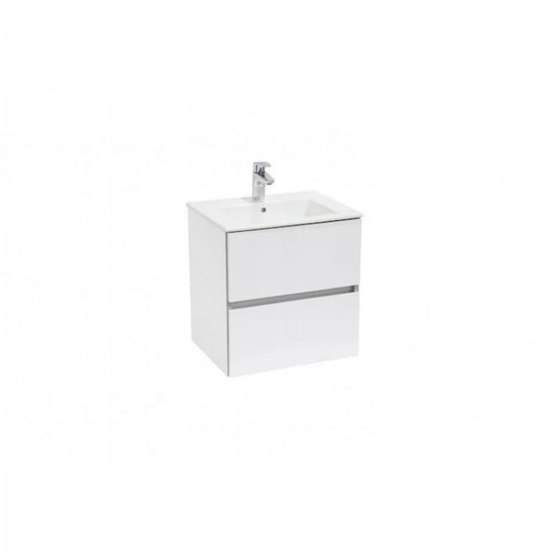 Тумба з умивальником Cube 65 см, білий Roca (A85119B806)