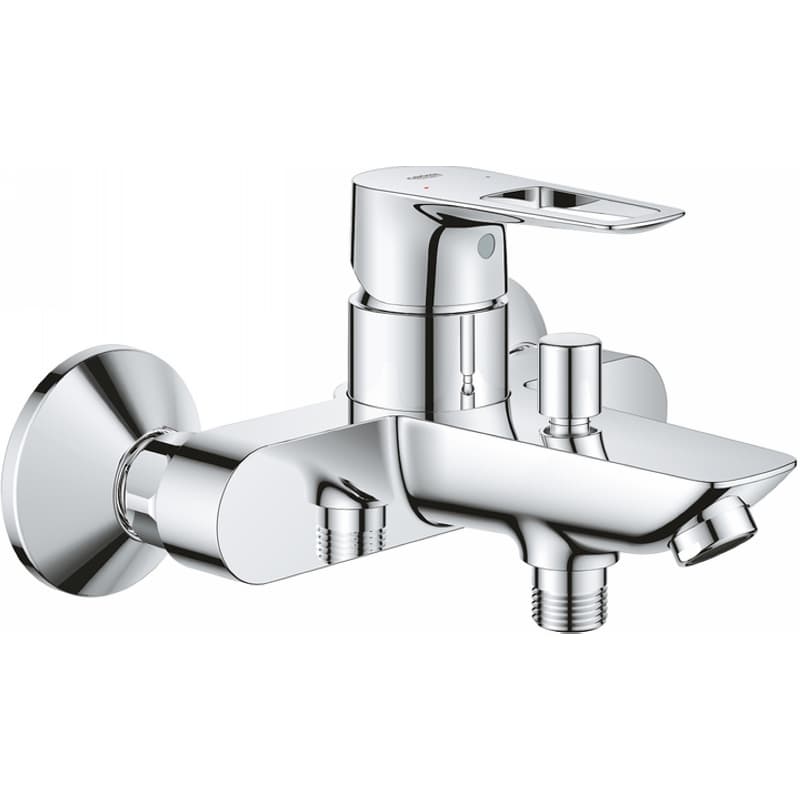 Смеситель для ванны BauLoop New, настенный монтаж, хром Grohe (23603001)
